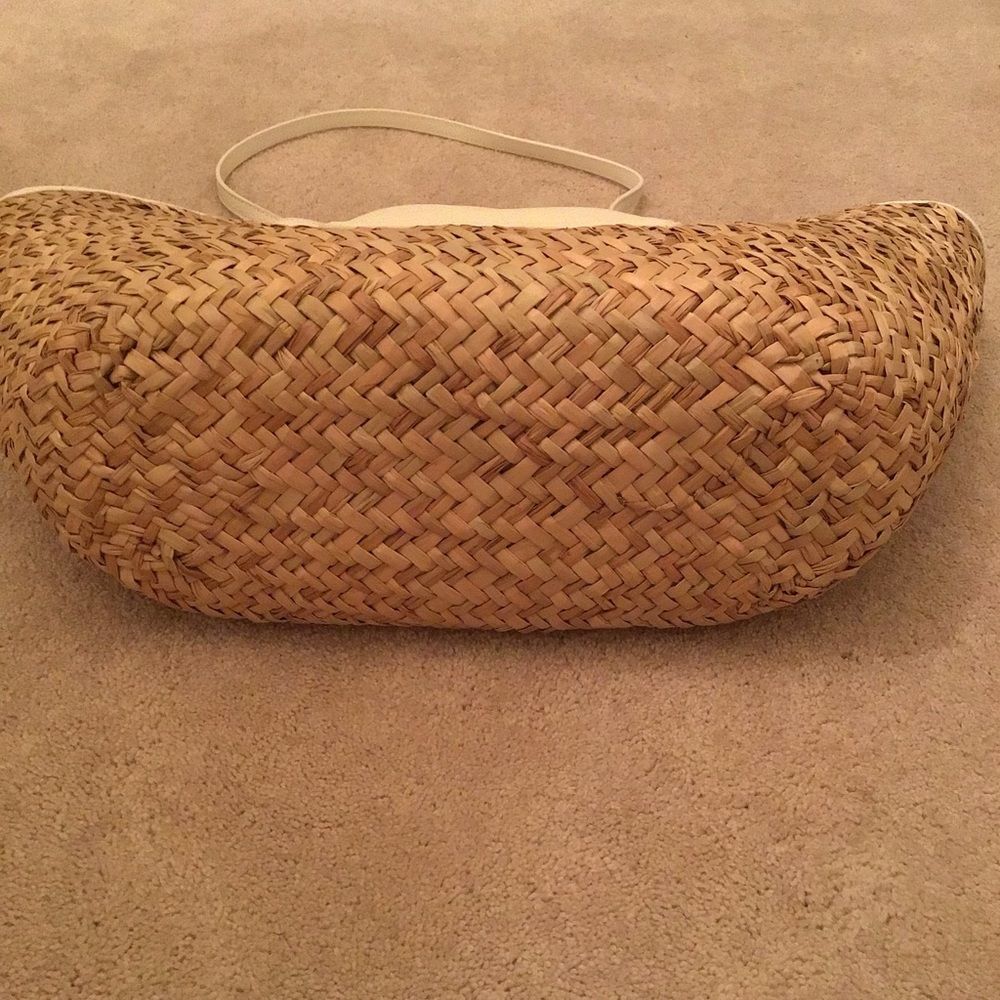 NWOT Talbots SEAGRASS STRAW TOTE - Picture 7 of 9